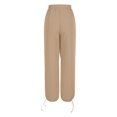 thumbnail image 4 of Perfectbot Womens Sweatpants Lantern Pant Solid Color Baggy Elastic Waist Slacks, 4 of 7