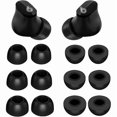 thumbnail image 1 of Chenchen Replacement Memory Foam Compatible with Beats Solo Buds/Fit Pro/Studio Buds + Ear Tips, 6 Pairs S/M/L Cancel Noise Fit in Case Comfortable No Silicone Pain for Beat Studio Buds - Foam Black, 1 of 1
