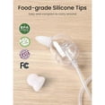 thumbnail image 3 of Morfone Nasal Aspirator for Baby, Hospital Grade Baby Nose Sucker with 9 Suction Levels, Music & Night Light Nose Suction for Infants Babies Toddler, 3 of 9