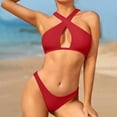 thumbnail image 2 of Hawaii Bathing Suits for Women Womens Bathing Suits 2 Piece Womens Bikinis 2025 Trendy 2 Piece Swimsuit with Skirt Swimsuit 4.00, 2 of 5
