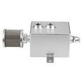 thumbnail image 3 of Car Modified Aluminum 2L Oil Catch Can Reservoir Tank with Breather Filter for Engine Protection, 3 of 7