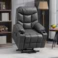 thumbnail image 2 of HOMCOM Fauteuil Inclinable Releveur avec Porte-Gobelets, Facile à Assembler, 2 of 10