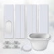 thumbnail image 2 of Kit de ventana para aire acondicionado con acoplador y burlete para ventana. Buen sellado. Duradero. 43-140 cm. Adaptador de ventana de 150 mm, 2 of 7