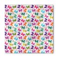 thumbnail image 1 of Butterfly Bandana, Vibrant Floral Happy, Unisex Head and Neck Tie, by Ambesonne, 1 of 2