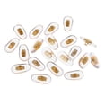 thumbnail image 1 of 10 Pairs/Lot Golden PVC Glasses Anti Slip Aluminum Conductor Silver Nose Pads Gold, 1 of 6