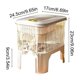 thumbnail image 3 of Jarra dispensadora de agua fría de gran capacidad con grifo | Cubo para bebidas para zumos, té y bebidas de frutas | Jarra de plástico apto para alimentos para refrigerador, 3 of 6