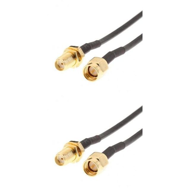 2Pack Wi Antenna nsion Cable Male to Female Coax Connector