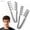 2 Gray, variant on 2Pcs Gray Texture Comb, Travel Folding Wide-Toothed Voluminous Hair Styling Comb with Textured Grip, Hair Styling Tool for Women and Men