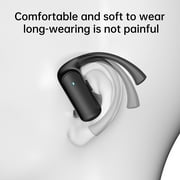 Cshidworld Wireless Headset Sports Bluetooth Headset 5.3, 40 Hour Stereo with HD Microphone, On-Ear Earbuds with Ear Hook, IP7 Waterproof Headset for Fitness/Running