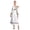 White, variant on Women Lyrical Dance Dresses Full Length Robe Black M