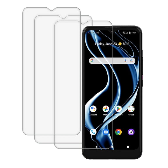 KIQ 3 Pack Regular Tempered Glass Screen Protector for AT&T Motivate 3