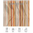 thumbnail image 5 of Burnt Orange Striped Wrap Around Bed Skirts for Queen Bed 18" Drop,Bed Skirt with Adjustable Elastic Belt Dust Ruffle Bed Valance for Bedroom Hotel Farmhouse Orange Ombre Stripes Bed Frame Cover, 5 of 7