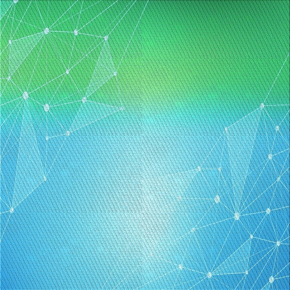 Ahgly Company Machine Washable Indoor Square Transitional Dark Turquoise Green Area Rugs, 4' Square
