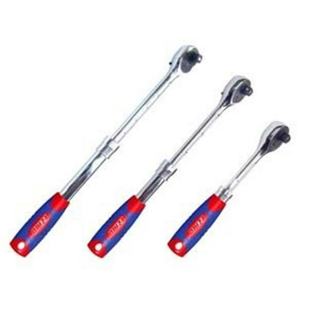 E Z Red EZRMR482 3 Piece Extendable Monster Ratchet Set