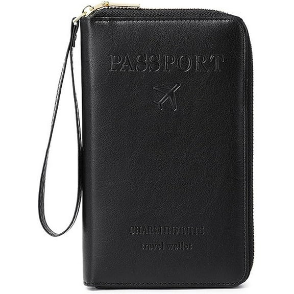 Multi-Function RFID Travel Passport Wallet with Phone Pocket - Ultimate Passport Holder for Women & Men | Holds Phones, Passports, Cash, Cards & Boarding Passes