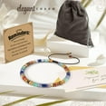 thumbnail image 5 of Inspirational Gifts Bracelets for Women: Healing Natural Rainbow Stone Bracelets - Get Well Soon Gifts for Women Sister Friend Bestie - Reminder Bracelet, 5 of 7