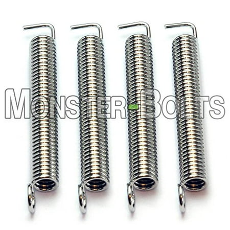Fender Guitars Snake 4 pack - Premium Guitar Tremolo Springs For Floyd Rose & Fender Stratocaster - MonsterBolts (4) ()