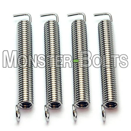 4 pack - Premium Guitar Tremolo Springs For Floyd Rose & Fender Stratocaster - MonsterBolts (Best Tremolo Bridge For Stratocaster)