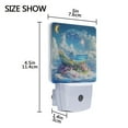 thumbnail image 4 of Yayeee LED Night Light for The Home Plug in With Light Sensors 2 Pack, Crystal Ocean, 4 of 6