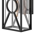 thumbnail image 3 of 18370BK Hinkley Lighting Brixton - 1 Light Small Outdoor Wall Mount Lantern made with Coastal Elements for Coastal Environments-Black Finish, 3 of 13