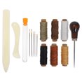 thumbnail image 1 of KAKOWELY sewing awl 1 Set Of Diy Leather Crafting Kit Precision Cutting Tools For Leatherworking Hand Sewing Leather Sewing Tool Set Diy Bookbinding Crafts Kit Diy Sewing Tools, 1 of 4