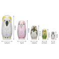 thumbnail image 3 of Muñecas Rusas De Madera Para Anidar, Muñecas Clásicas De Anidación De Pájaros Y Búhos, Juguetes Hechos A Mano, Regalo Para Niños, 3 of 6