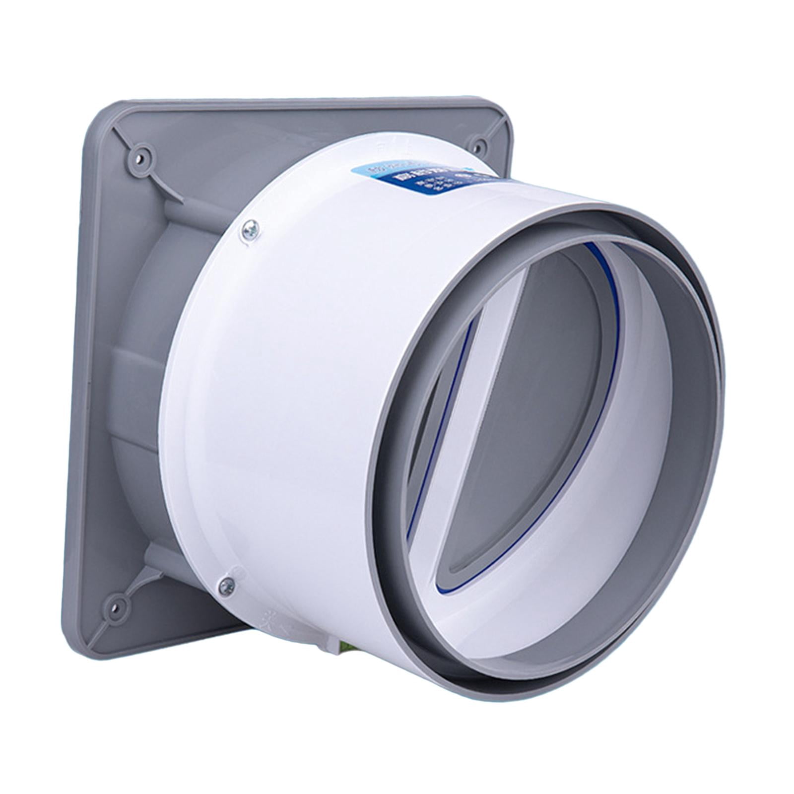 Duct Adaptor, Butterfly Check , Draft Blockers Vent Air Duct Check , Public Flue Check for Ducting Hose Gray M