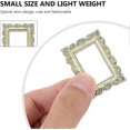 thumbnail image 3 of 10Pcs Vintage Photo Frames Mini Resin Photo Frame Decorative Gold and Silver Photo Display Frames Small Photo Holder DIY Craft Supplies for Home Table, 3 of 5