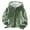 Green, variant on Boy's Fleece Jacket Kids Full Zip Lightweight Fall Winter Coat Outerwear with Pockets Size 2T-13, Green