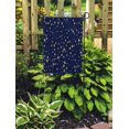 thumbnail image 2 of LADDKE Starburst Gold Stars on Dark Blue Graphic Flying Sparkles Golden Garden Flag Decorative Flag House Banner 12x18 inch, 2 of 2