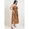 thumbnail image 3 of June & Vie Women's Plus Size Bow-Detailed Midi Dress, 3 of 5