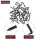 thumbnail image 4 of Paquete de 40 Ganchos en L, Ganchos de Tornillo de Ángulo Recto de 5/8 Pulgadas para Colgar, Negro, 4 of 7
