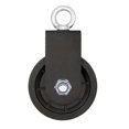 thumbnail image 1 of Swivel Pulley Block, Single Pulley Block with U-Mount Bracket Swivel Lifting Pulley Roller Wheel for Wire Rope Cable Pulley Strength Training, 1PC, 1 of 5