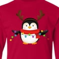 thumbnail image 4 of Inktastic Penguin Xmas Long Sleeve Youth T-Shirt, 4 of 5