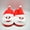 Red;White, variant on Christmas Plush Slippers for Adults Men & Women, Cute Elf Shoes for Family Party, Xmas Holiday Party Favor, Indoor Outdoor Wear