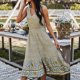 thumbnail image 2 of Vestido Floral de Verano YLSHRF Midi Amigable con la Piel Con Dobladillo Con Volantes, 2 of 6