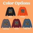 thumbnail image 2 of Vintage Halloween Sweatshirt, Trick-or-Treat Bears Haunted House Sweatshirt, 2 of 6
