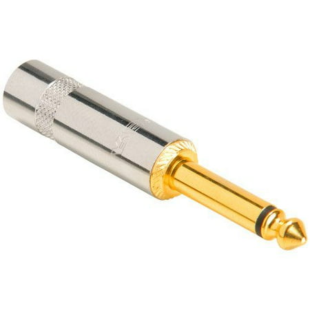 1/4 Phone Jack - Neutrij Rean NYS224G 1/4 Mono Phone Plug 9.5mm Outlet Gold Plug