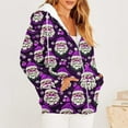 thumbnail image 6 of GERsome Women's Full Zip Up Hoodie Long Sleeve Hooded Sweatshirts Pockets Jacket Coat for Women S-3XL, 6 of 6