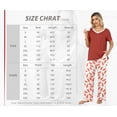 thumbnail image 7 of MINTREUS Womens Pajamas Sets 2 Piece Short Sleeve Lounge Set Printed Loose Pants Pj Sets, S-2XL, 7 of 7