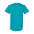 thumbnail image 2 of Gildan Mens Heavy Cotton T-Shirt, S, Tropical Blue, 2 of 2
