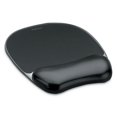 thumbnail image 2 of Fellowes Gel Crystals - Tapis de Souris avec Coussin de Poignet - Noir, 2 of 2