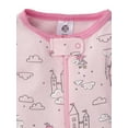 thumbnail image 2 of Gerber Baby & Toddler Neutral Snug Fit Footed Cotton Pajamas, 2-Pack, 0/3 Months - 5T, 2 of 6