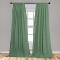 thumbnail image 4 of Ambesonne Geometric Curtains, Overlapping Small Circles, Pair of 28"x84", Reseda Green Sea Green, 4 of 4