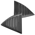 thumbnail image 4 of Ikon Motorsports Compatible with 10-15 Chevy Camaro Side Window Louver Sun Shade Cover - Carbon Fiber Print, 4 of 5