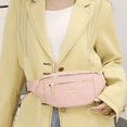thumbnail image 2 of Riñonera Multiusos Impermeable De Gran Capacidad Para Mujer rosa, 2 of 5
