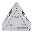 thumbnail image 1 of 3 Lens Loupe, 10X 15X 30X Clear Magnification Effect Loupe Magnifier Non Dispersion With Storage Bag For Jewelry Identification For Jewelers, 1 of 8