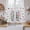 White, variant on Pink Flowers Yak Tier Curtains 54 Inch Length, Vintage Spring Floral Bathtub Watercolor Cafe Short Curtains for Bathroom Over Sink, Small Kitchen Curtain Light Filtering Drapes 2 Panels 27.5"Wx54"L