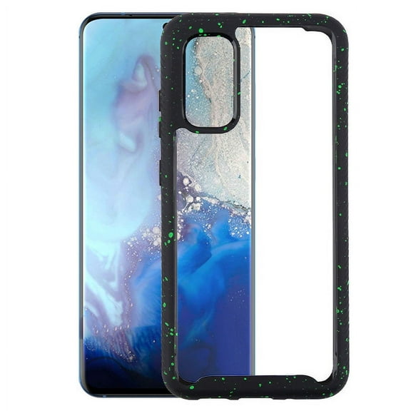 Samsung Galaxy S20 (6.2") Phone Case Hybrid Cover with [TPU Cushion] Enhanced Hand-Grip TPU Cushion Frame   Transparent Clear Shock-Absorbing Armor Rubber Bumper BLACK Cover for Samsung Galaxy S20