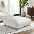 thumbnail image 2 of Modular Ottoman Chair, Gray, Fabric, Living Room Lounge Cafe Lobby Hospitality Restaurant, Modern Contemporary, HB37171, 2 of 7